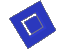 Blue Tumbling Square within a Square